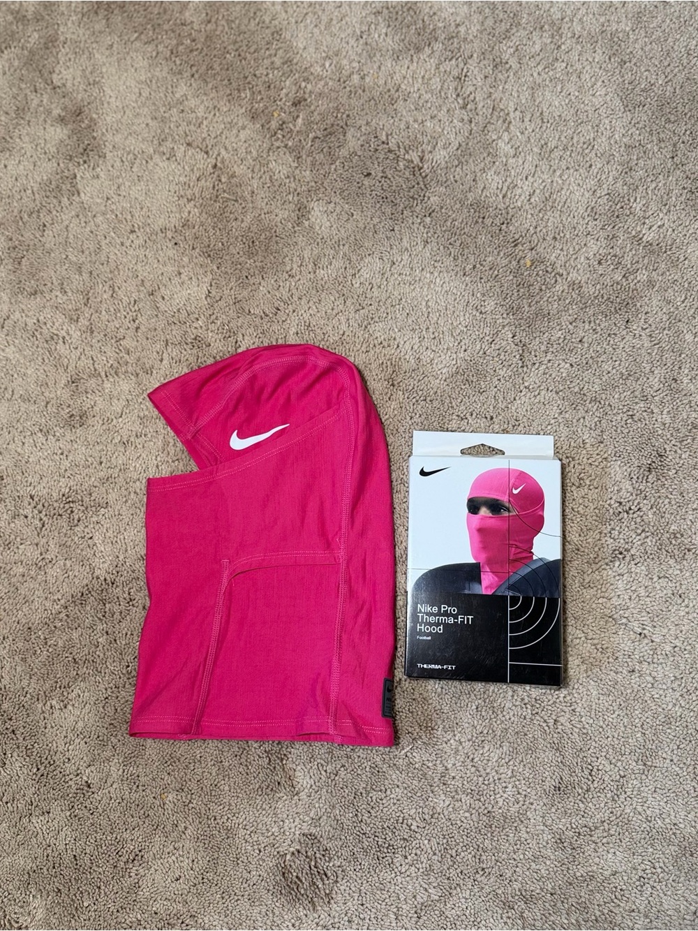 Pink nike ski mask